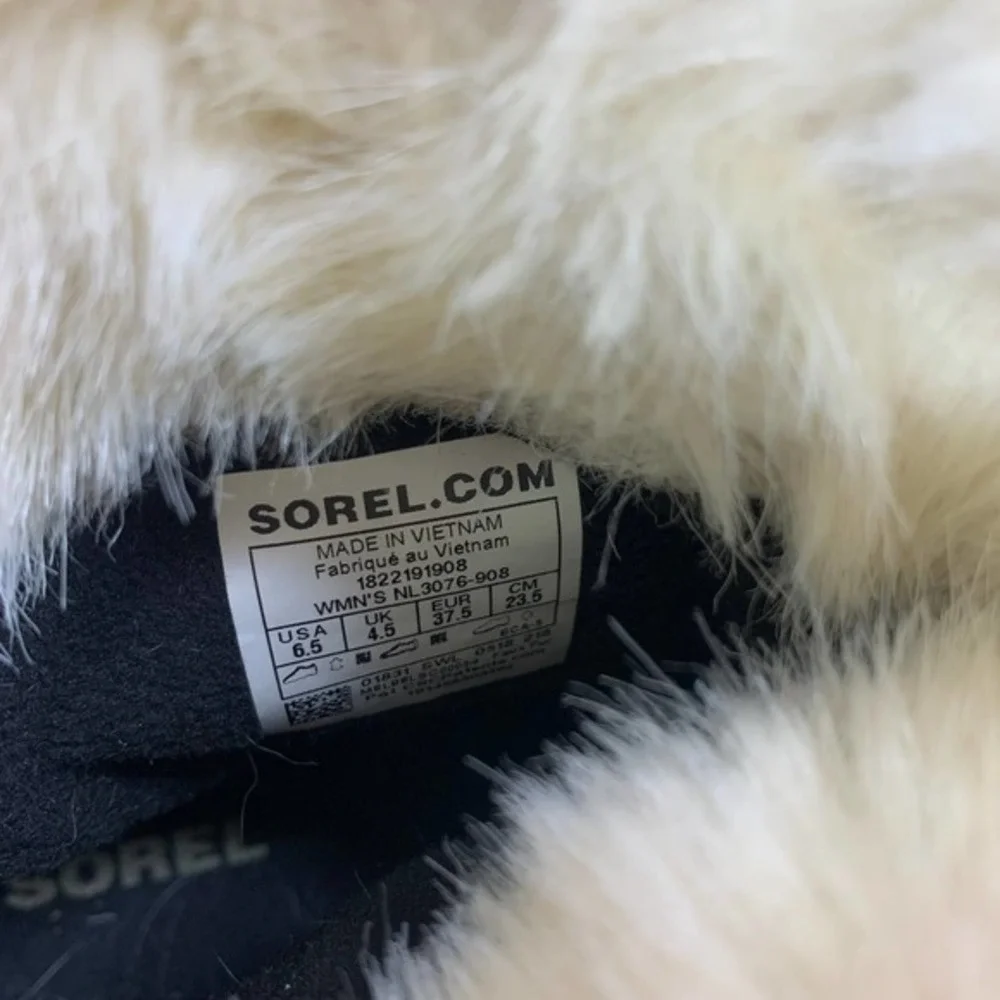 SOREL‎ Gray Tivoli III Vegan Fur Winter Snow Boots